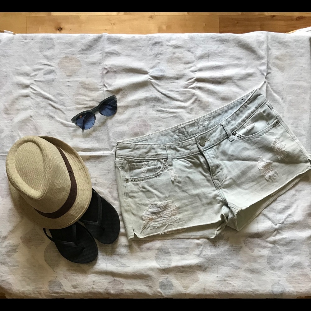 Express Denim Shorts